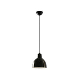 Lámpara de techo colgante Faro Venice E27 LED negro brillo 64255-125