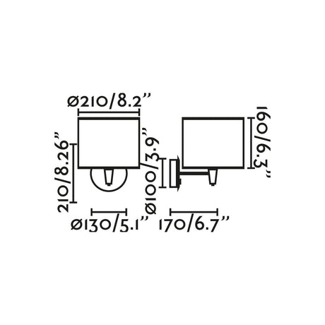 Faro 64307-47 - Dibujo técnico