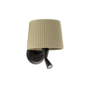 Lámpara de pared aplique Faro Samba con lector E27 LED verde 64309-37