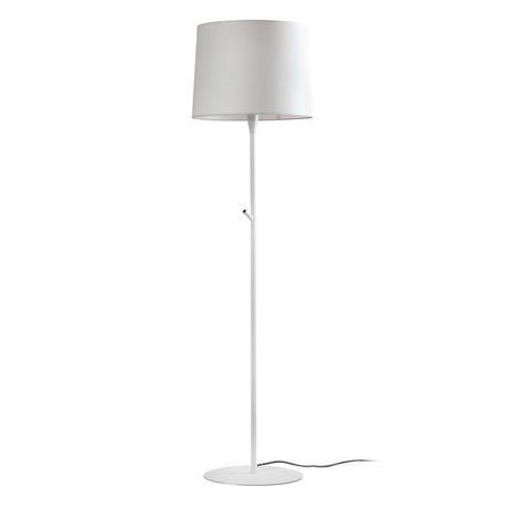 Lámpara de pie salón Faro Conga E27 blanco y blanco — ref. 64312-07 (1)