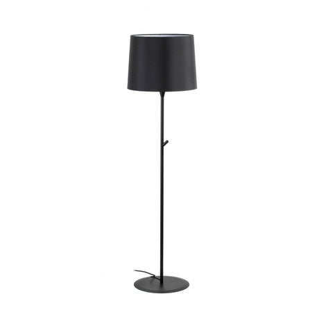 Lámpara de pie salón Faro Conga E27 negro y negro — ref. 64313-09 (1)