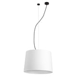 Lámpara de techo colgante Faro Conga E27 negro y blanco — ref. 64314-54 (1)