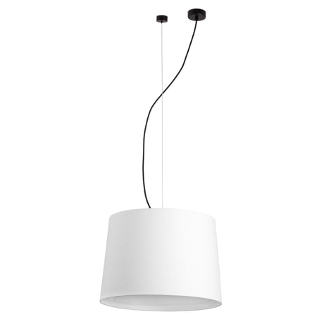 Lámpara de techo colgante Faro Conga E27 negro y blanco — ref. 64314-54 (1)