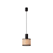 Lámpara de techo colgante Faro Mambo E27 ratán 64315-47