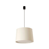 Lámpara de techo colgante Faro Conga grande E27 negro y blanco — ref. 64315-54 (1)