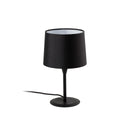 Lámpara de mesa Faro Conga E27 negro y negro 64317-03