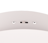 Plafón de techo Trio Nala LED blanco mate Ø72cm 644310131
