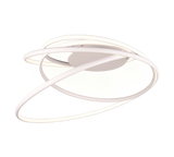 Plafón de techo Trio Nala LED blanco mate Ø72cm 644310131