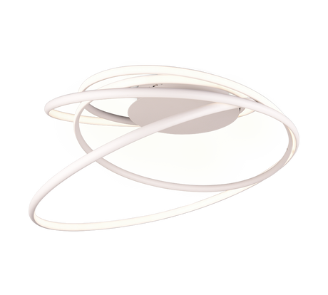 Plafón de techo Trio Nala LED blanco mate Ø72cm 644310131