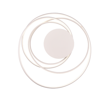 Plafón de techo Trio Nala LED blanco mate Ø72cm 644310131
