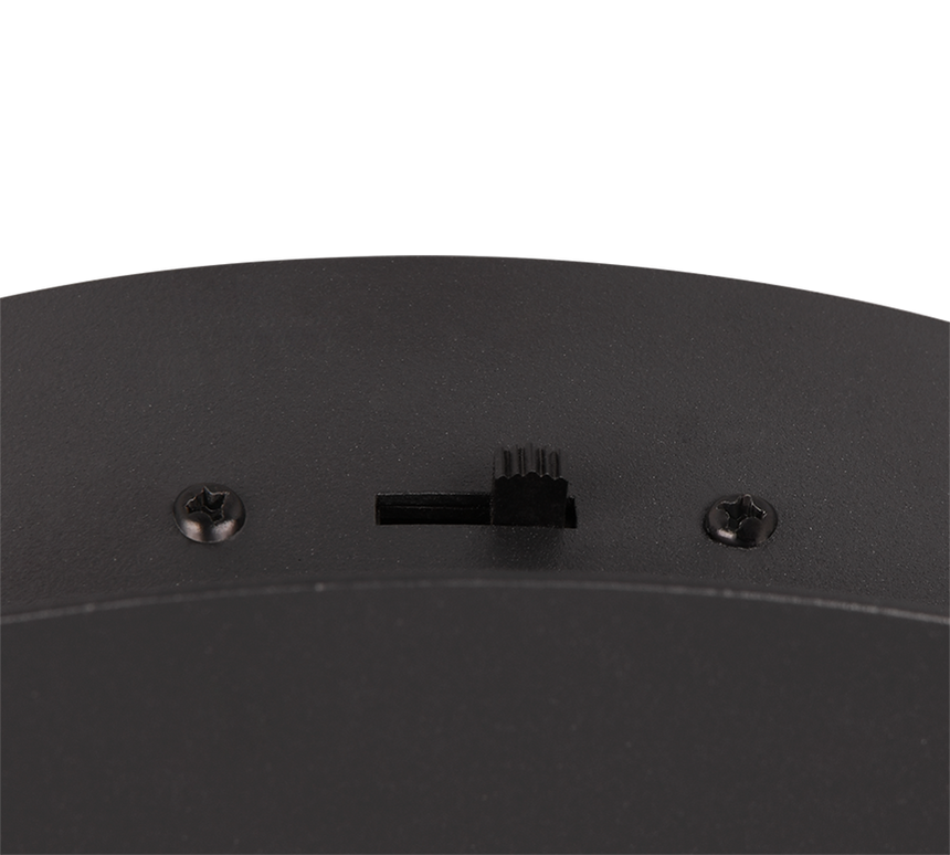 Plafón de techo Trio Nala LED negro mate Ø72cm 644310132