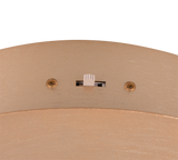 Plafón de techo Trio Nala LED gold-colored Ø72cm 644310179