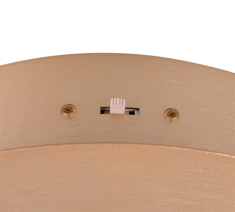 Plafón de techo Trio Nala LED gold-colored Ø72cm 644310179