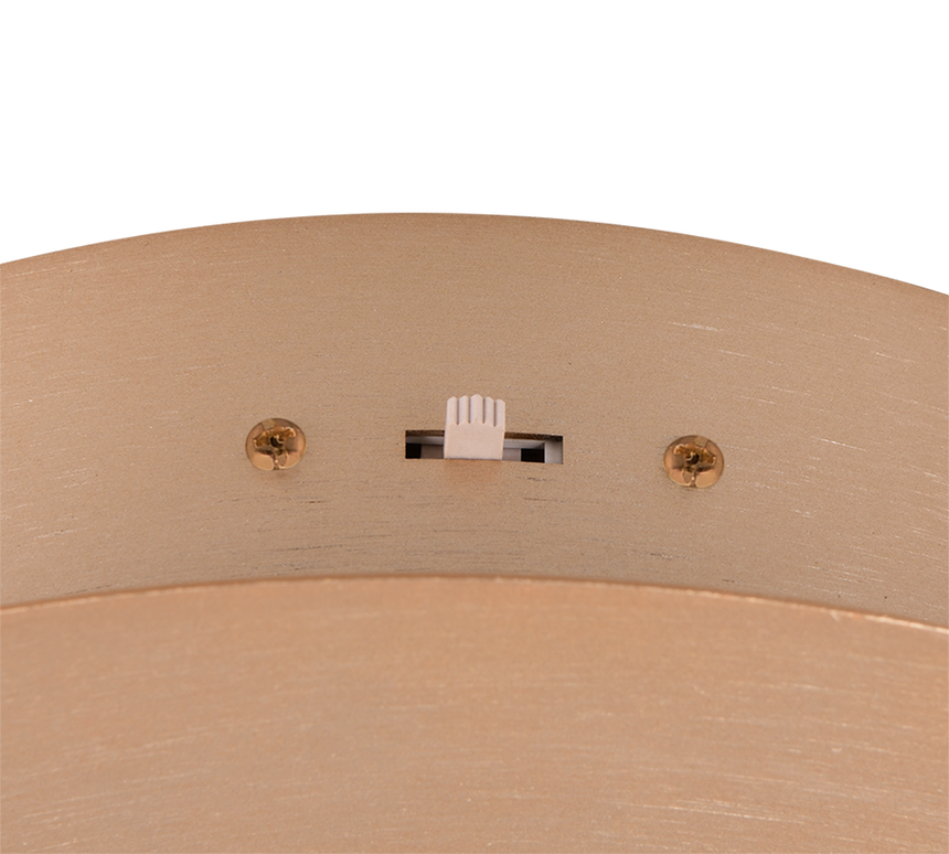 Plafón de techo Trio Nala LED gold-colored Ø72cm 644310179