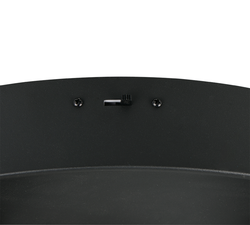 Plafón de techo Trio Orbit LED negro mate Ø50cm 644410632