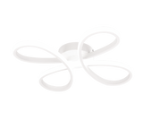Plafón de techo Trio Fly LED blanco mate 4000K regulable 40cm 645610131