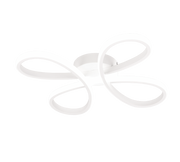 Plafón de techo Trio Fly LED blanco mate 4000K regulable 40cm 645610131