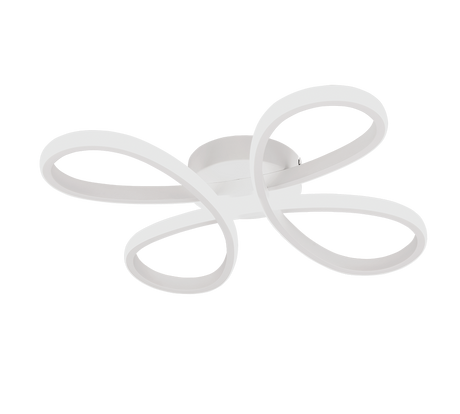 Plafón de techo Trio Fly LED blanco mate 4000K regulable 40cm 645610131 - vista 2