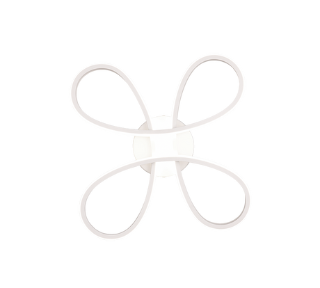 Plafón de techo Trio Fly LED blanco mate 4000K regulable 40cm 645610131 - vista 3