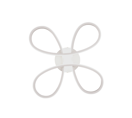 Plafón de techo Trio Fly LED blanco mate 4000K regulable 40cm 645610131 - vista 4