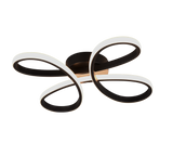 Plafón de techo Trio Fly LED negro mate 3000K regulable 40cm 645610132 - vista 2