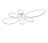 Plafón de techo Trio Fly grande LED blanco mate 4000K 83cm 645619131