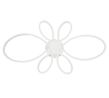 Plafón de techo Trio Fly grande LED blanco mate 4000K 83cm 645619131