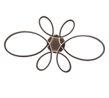 Plafón de techo Trio Fly grande LED negro mate 3000K regulable 83cm 645619132 - vista 4