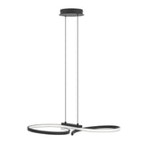 Lámpara de techo colgante EGLO Serpins LED negro 901267