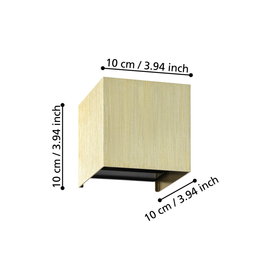 EGLO901091 APLIQUE VALMONTONE ORO LED