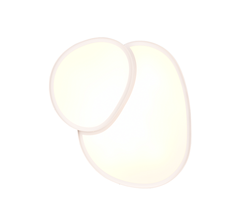 Plafón de techo Trio Rise LED blanco mate CCT regulable con mando 43,5cm 647510231 - vista 3