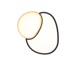 Plafón de techo Trio Rise LED negro y dorado CCT regulable con mando 43,5cm 647510280 - vista 4