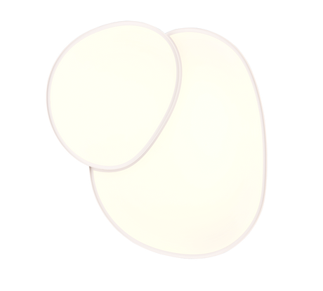 Plafón de techo Trio Rise LED blanco mate CCT regulable con mando 77cm 647519231 - vista 3