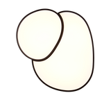 Plafón de techo Trio Rise LED negro mate CCT regulable con mando 77cm 647519232 - vista 3