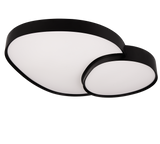 Plafón de techo Trio Rise LED negro mate CCT regulable con mando 77cm 647519232 - vista 5