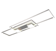 Plafón de techo Trio Albany grande LED níquel mate CCT 100cm 647710407