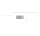 Plafón de techo Trio Albany grande LED níquel mate CCT 100cm 647710407