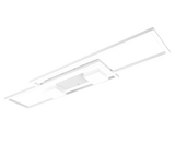 Plafón de techo Trio Albany grande LED blanco mate CCT 100cm 647710431