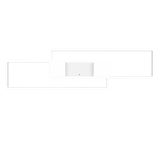 Plafón de techo Trio Albany grande LED blanco mate CCT 100cm 647710431