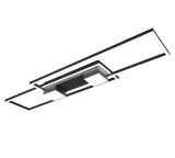 Plafón de techo Trio Albany grande LED negro mate CCT 100cm 647710432