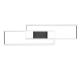 Plafón de techo Trio Albany grande LED negro mate CCT 100cm 647710432