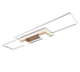 Plafón de techo Trio Albany grande LED marrón café CCT 100cm 647710465