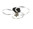 Plafón de techo Trio Caruso LED brushed aluminium Ø65,5cm 648110605