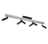 Plafón de techo Trio Zeno grande LED brushed aluminium CCT 180cm 648310705