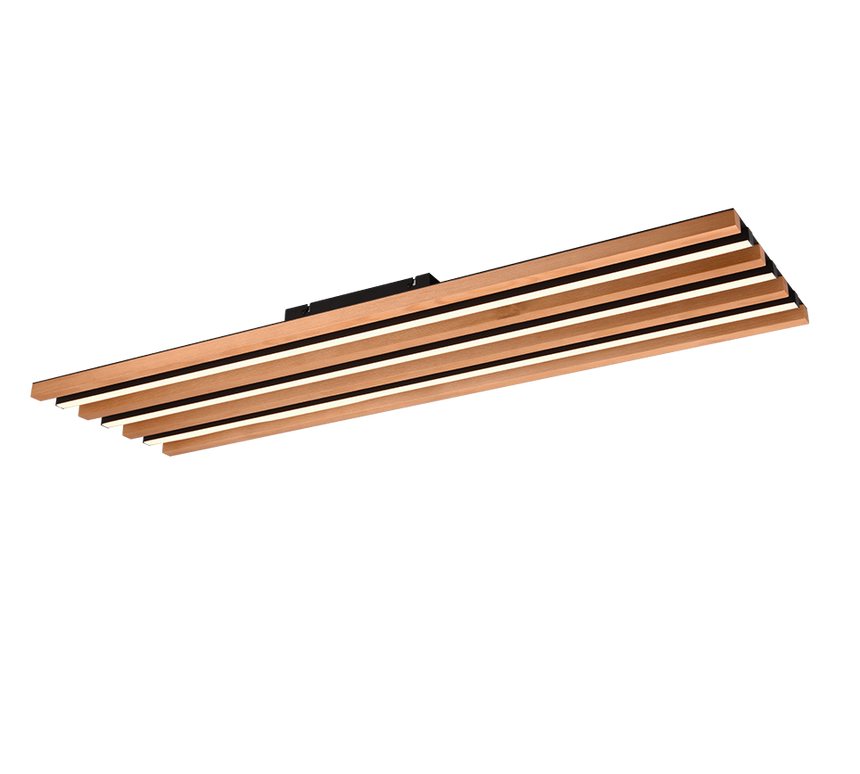 Trio FONTANA Plafón LED negro 44W 3000K 648911332