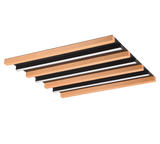 Plafón de techo Trio Fontana LED negro mate 3000K regulable 46cm 648914532 - vista 3