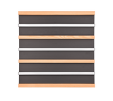 Plafón de techo Trio Fontana LED negro mate 3000K regulable 46cm 648914532 - vista 4