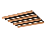 Plafón de techo Trio Fontana LED negro mate 3000K regulable 46cm 648914532