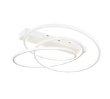 Plafón de techo Trio Darvin LED blanco mate 64cm 649110131