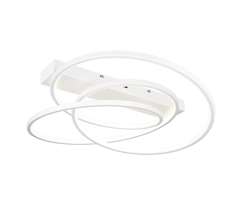 Plafón de techo Trio Darvin LED blanco mate 64cm 649110131